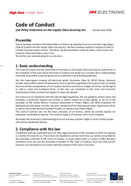 Code of Conduct